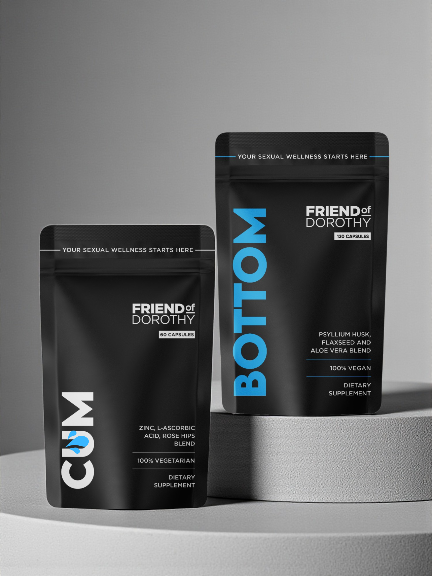 CUM BOTTOM-Paket (sparen Sie 25 %) – schießen Sie eine größere Ladung ab und machen Sie das Duschen einfacher