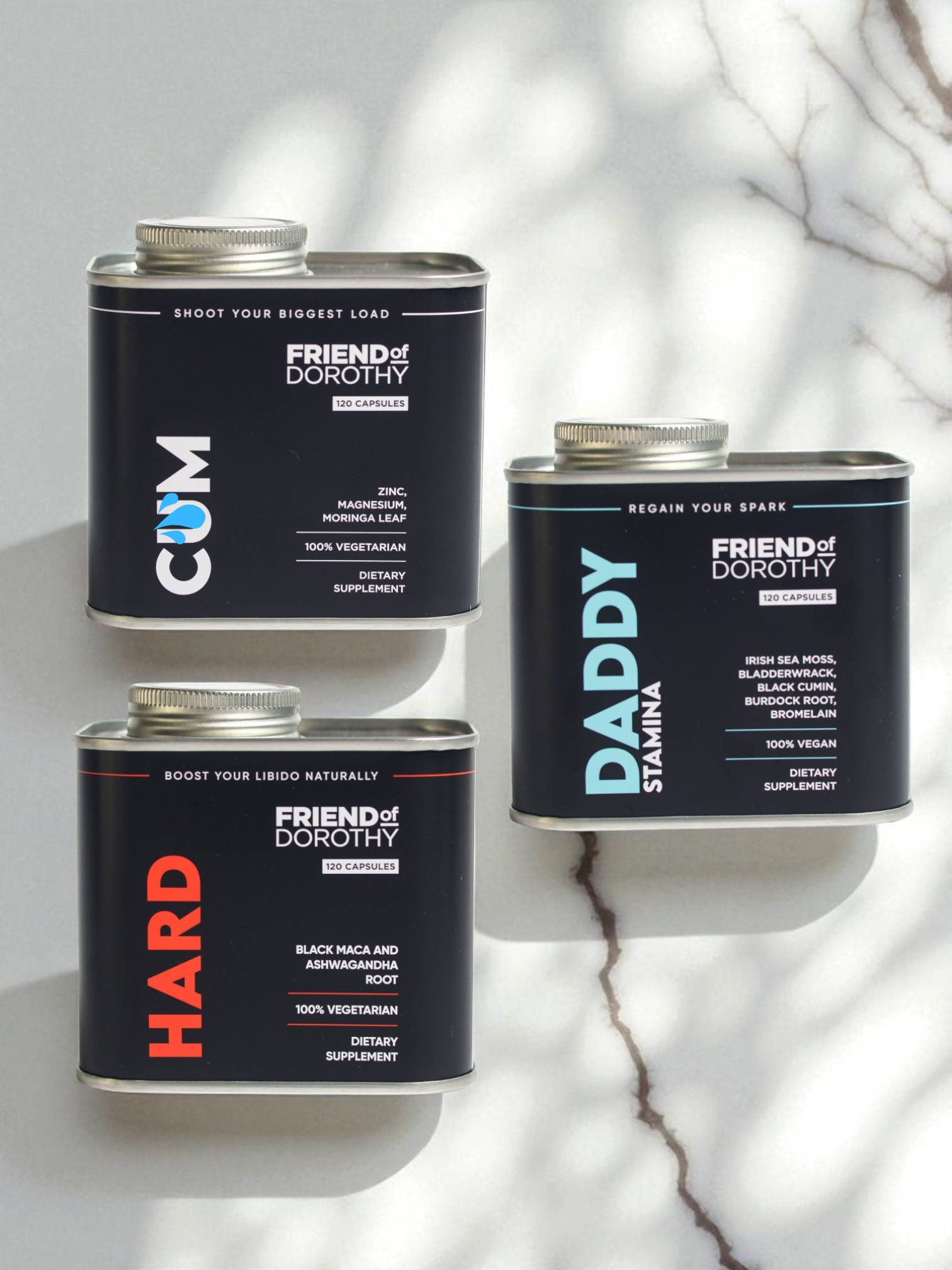Pack CUM HARD (économisez 10%) - augmentez votre libido et jouissez plus fort