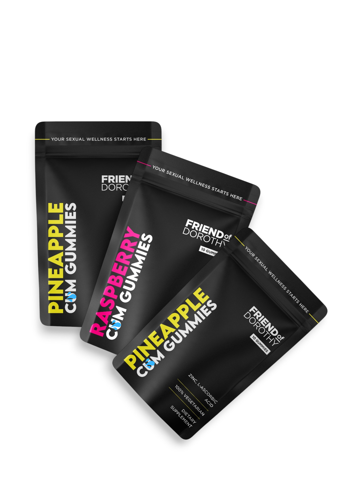 Mini GUMMIES – VOLUME, VITALITY + MALE WELLNESS SUPPORT (3 trial packs)