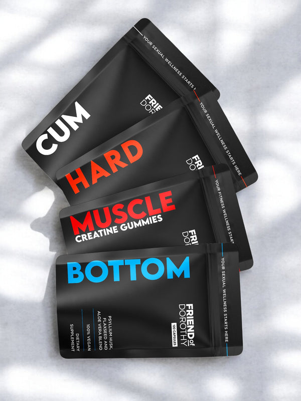 CUM HARD MUSCLE BOTTOM - cum harder, boost libido, fast track muscle growth & make douching easy