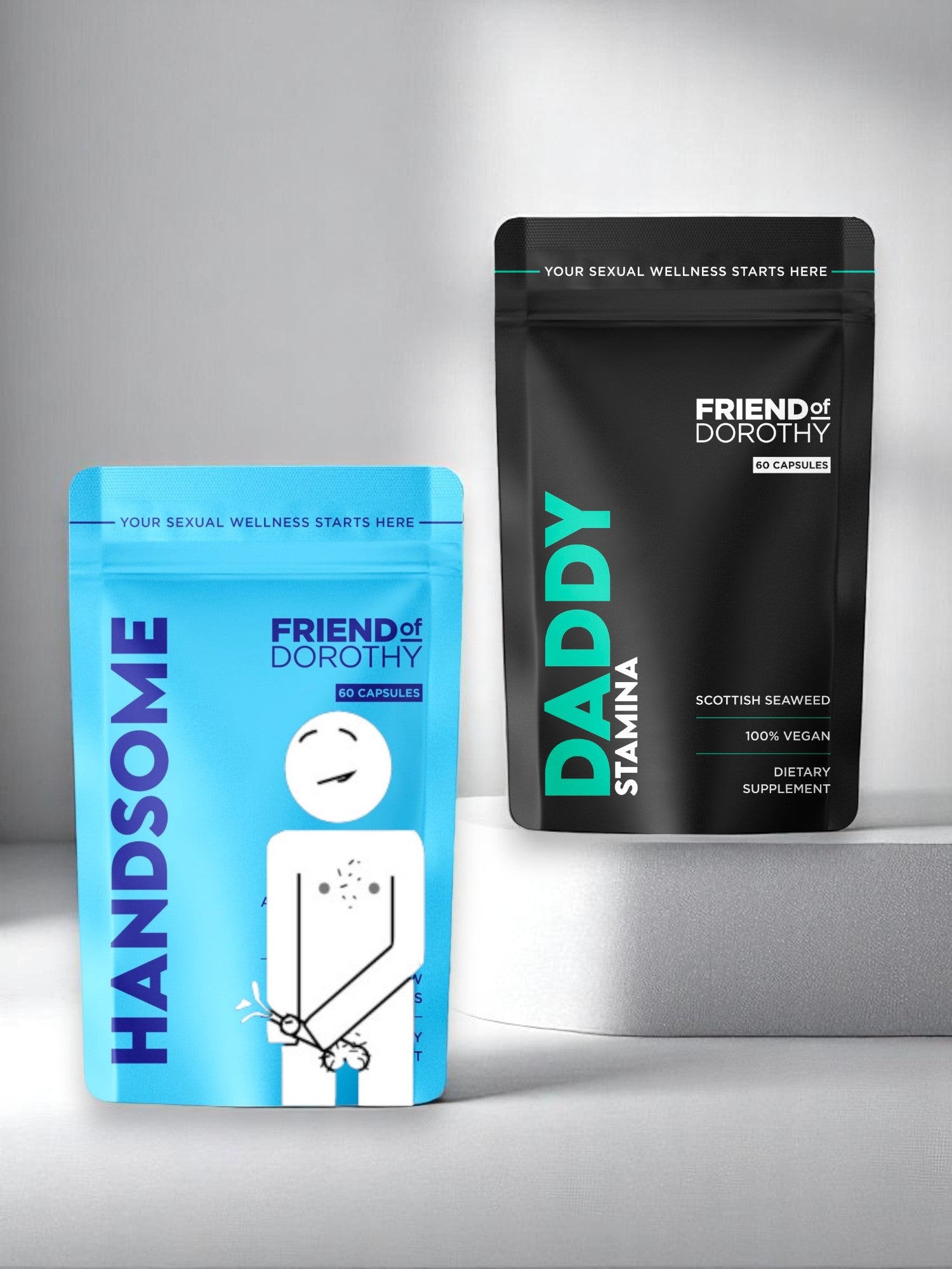 Get Handsome, Play Daddy — Collagen, Endurance and Stamina support duo