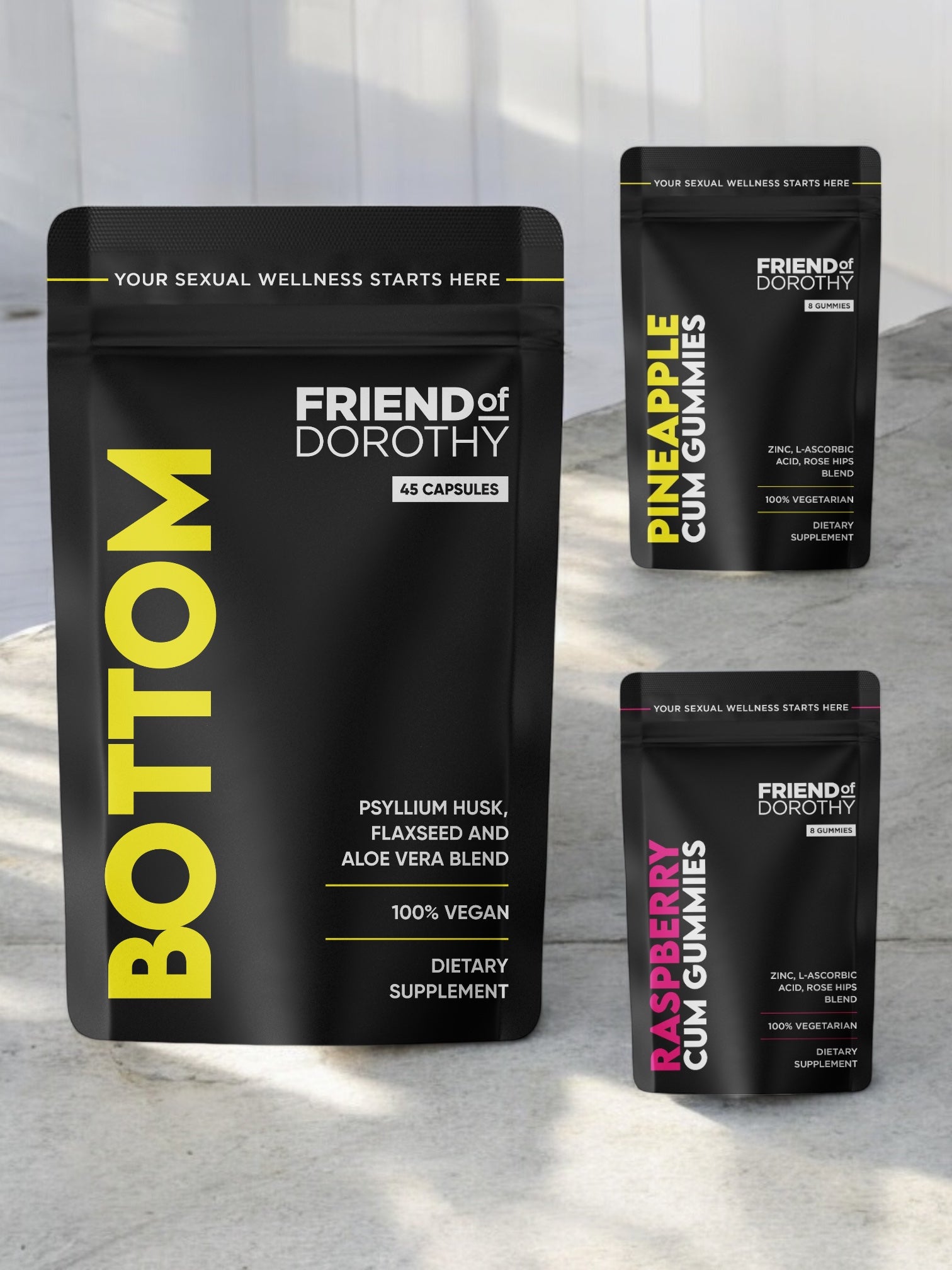 MINI BOTTOM and C*M GUMMIES bundle -(save 30%) shoot bigger load, and make douching easy