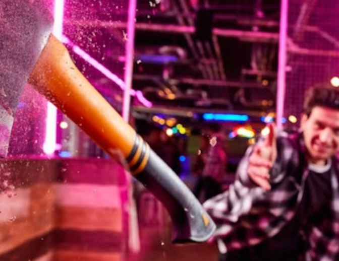 Gay Men Axe Throwing