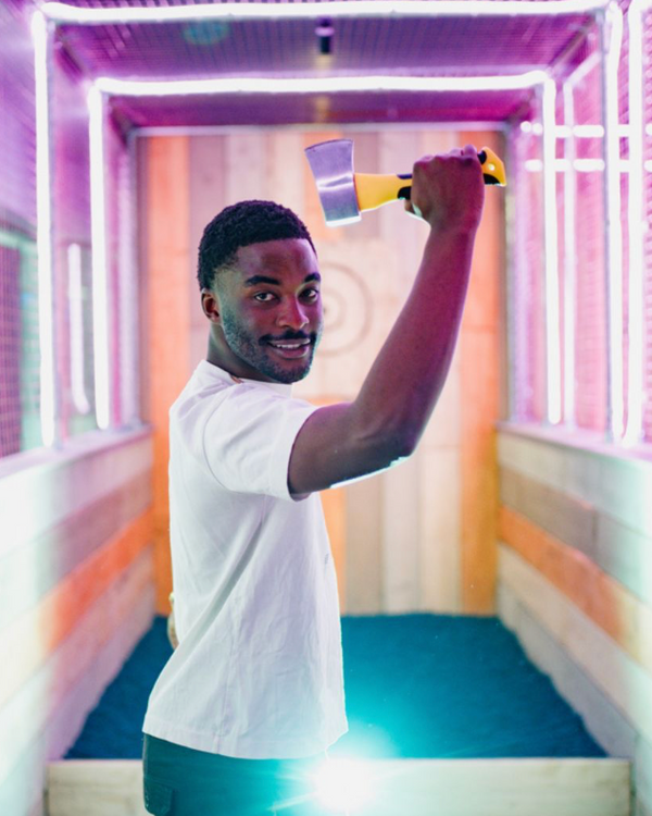Gay Men Axe Throwing