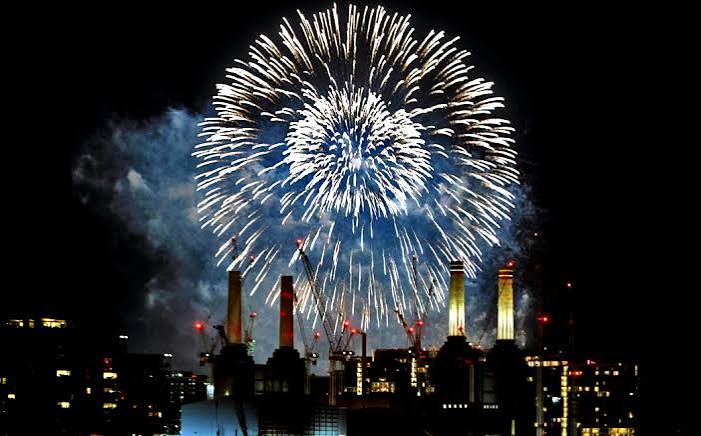 Battersea Fireworks with Friend of Dorothy