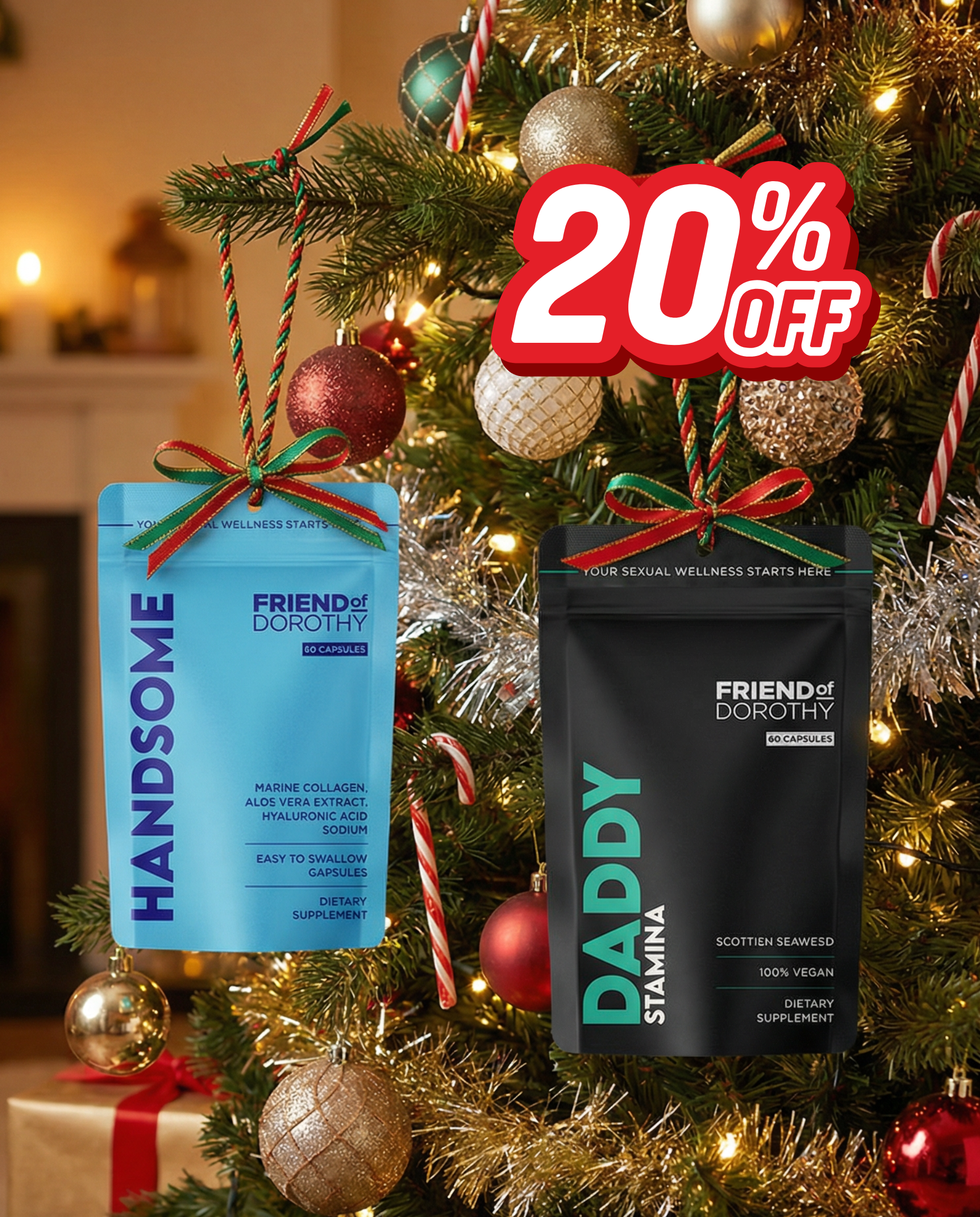Get Handsome, Play Daddy — Collagen, Endurance and Stamina support duo