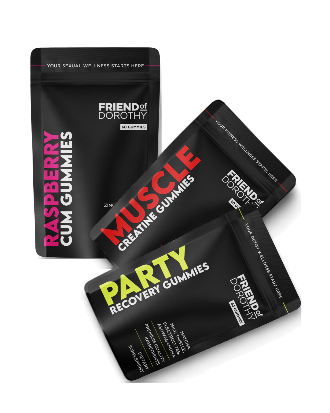 TRIPLE GUMMIES  DEAL – VOLUME, MUSCLE, DETOX