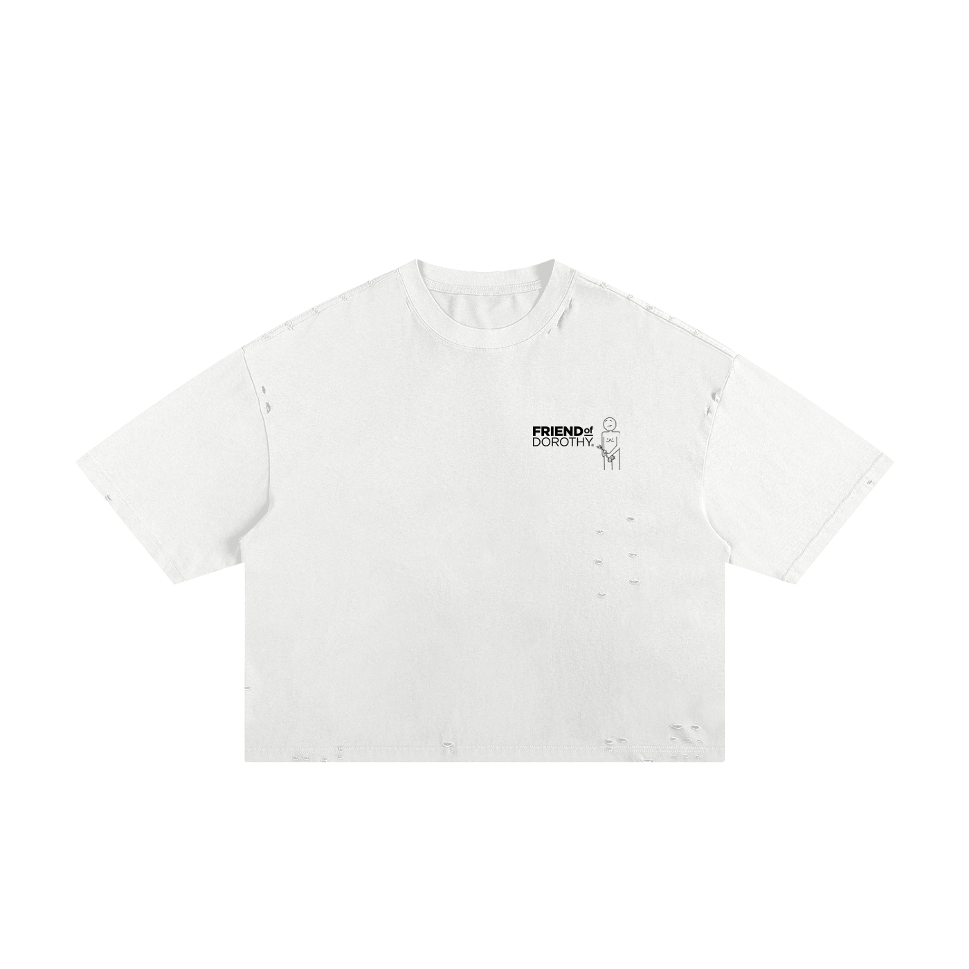 Classic Frayed Boxy Tee