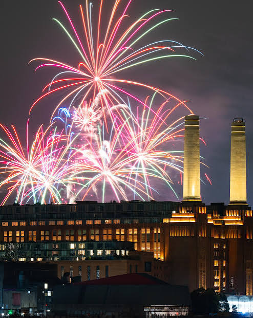 Battersea Fireworks with Friend of Dorothy