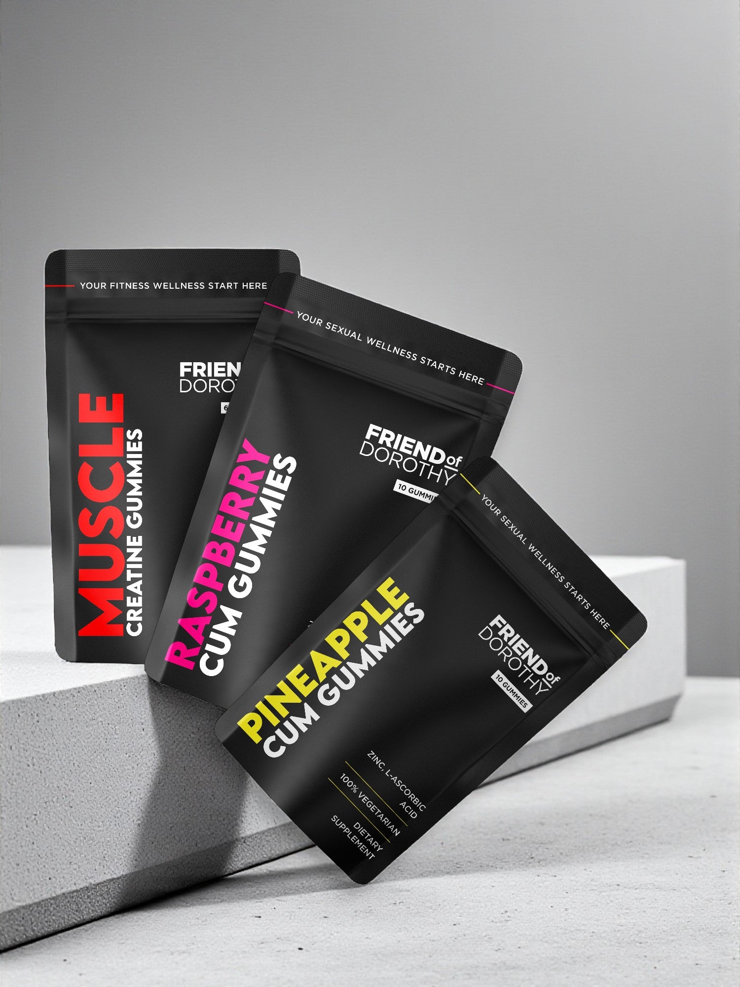 Mini GUMMIES – VOLUME, VITALITY, MUSCLE + MALE WELLNESS SUPPORT (3 trial packs)